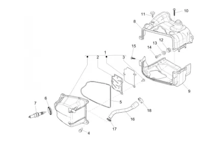 Tapa deflector cilindro