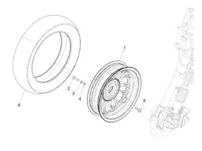 Ruota anteriore
