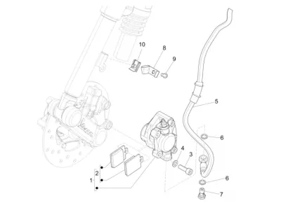 Front brake system