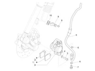 Front brake system