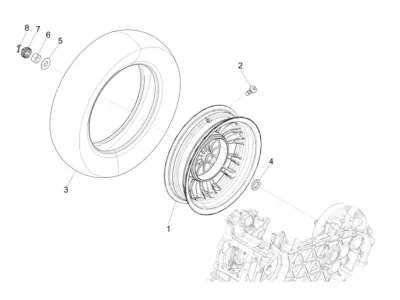 Rear wheel