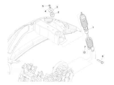 Rear shock absorber