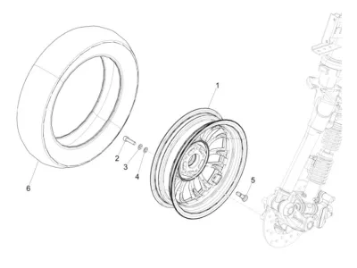 Front wheel