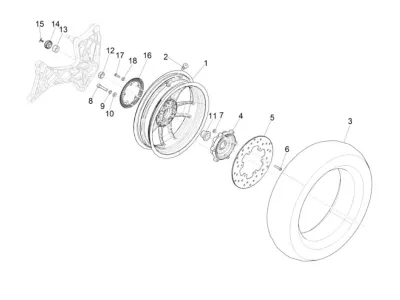 Rear wheel