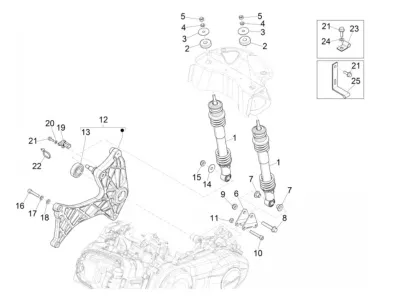Rear shock absorber