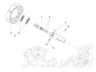 Bakbromssystem