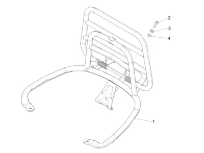 Porte bagages arrière
