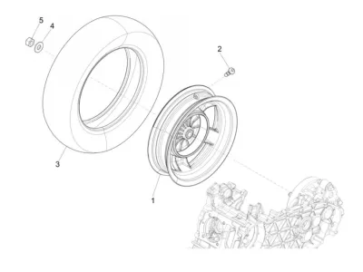 Rear wheel