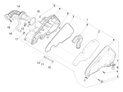 Air intake filter
