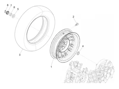 Rear wheel