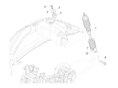Rear shock absorber