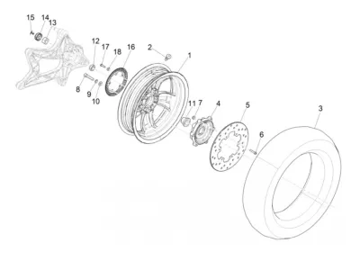 Rear wheel