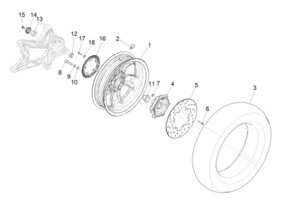 Rear wheel