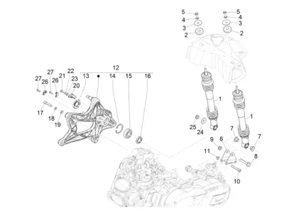 Rear shock absorber