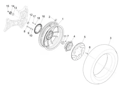 Rear wheel