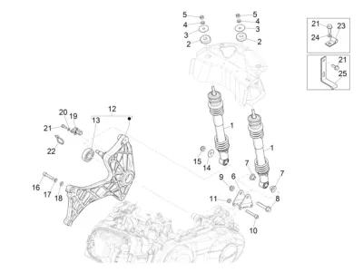 Rear shock absorber