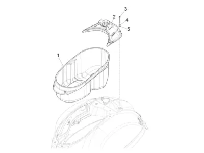 Compartiment pour casque