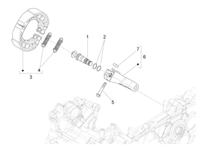 Bakbromssystem
