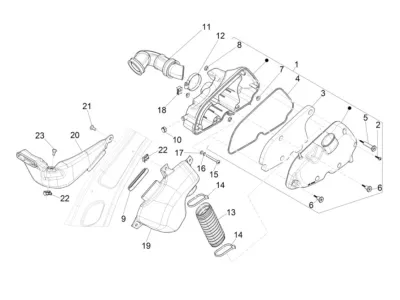 Air intake filter