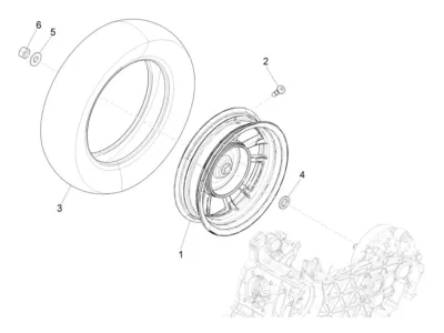 Rear wheel