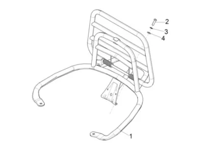 Porte bagages arrière