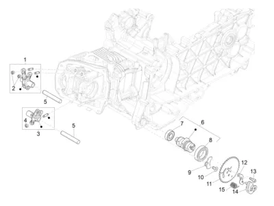 Fixation bras oscillant