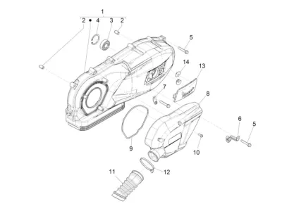 Couvercle carter moteur