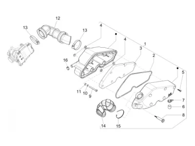 Air intake filter