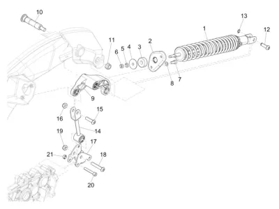Rear shock absorber