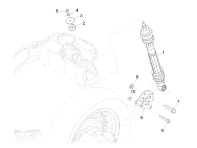 Rear shock absorber