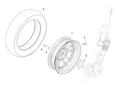 Front wheel