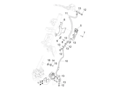Front brake system