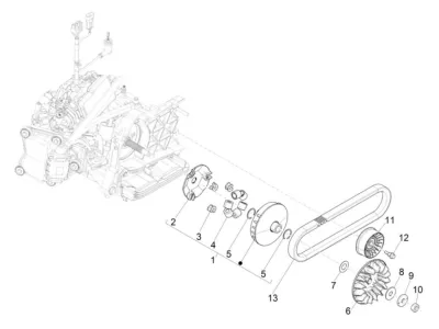 Variabel Riemenpulley