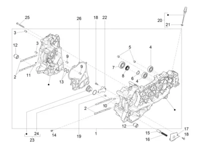 Engine casing