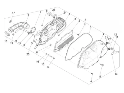 Air intake filter