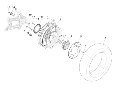 Rear wheel