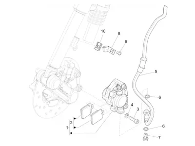 Front brake system