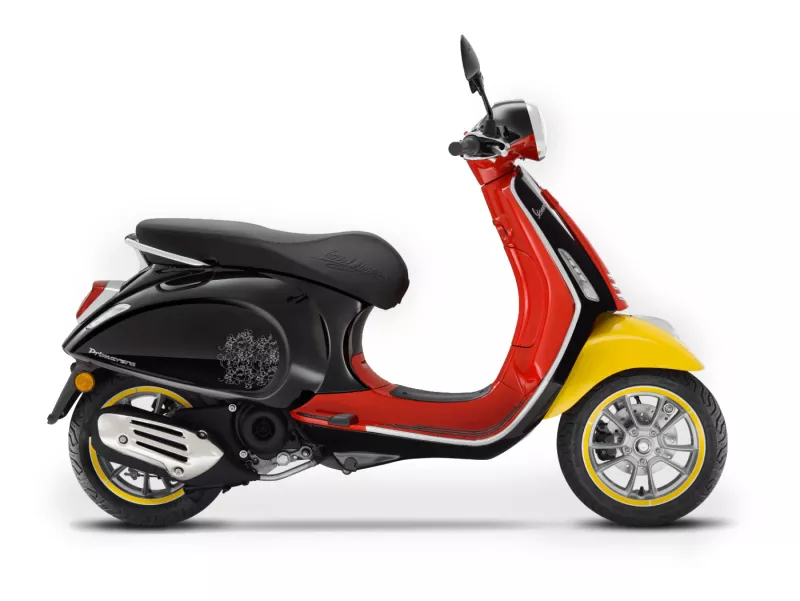 Vespa Primavera 50 IGET (4-stroke, 2023, ZAPCD0101) Mickey Mouse