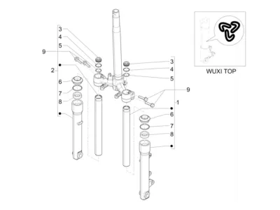 Componenti forcella (Wuxi Top)