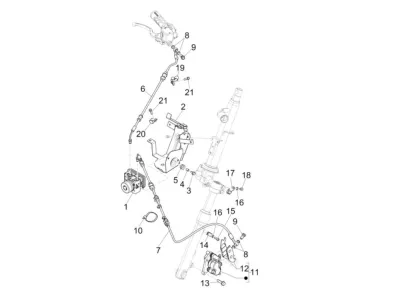 Front brake system