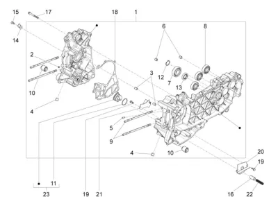 Engine casing