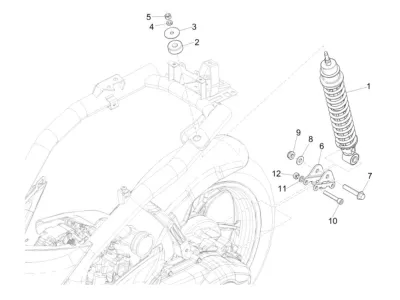 Rear shock absorber