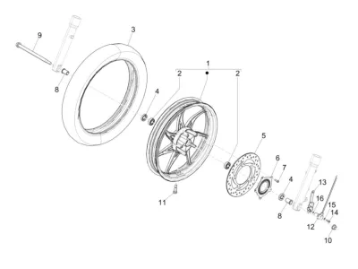 Front wheel