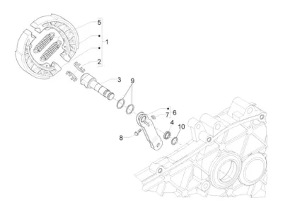 Bakbromssystem