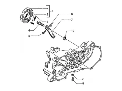 Bakbromssystem