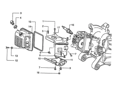 Tapa deflector cilindro