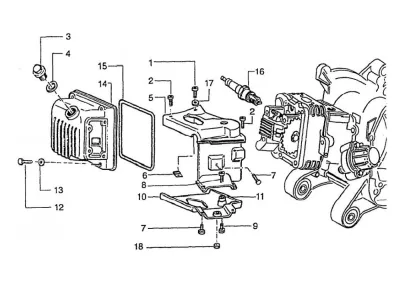 Tapa deflector cilindro