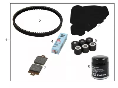 Kit d'inspection sans mâchoires de frein