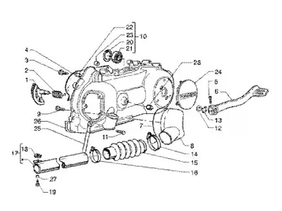 Couvercle carter moteur