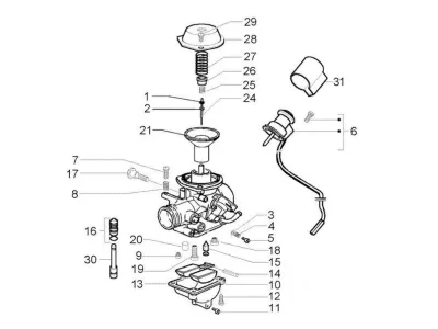 Composants de carburateur (Walbro)